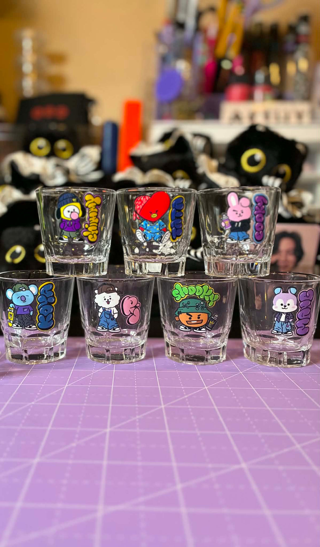 Soju Shot Glass Set of 7 - PREORDERS TO SHIP 11/30