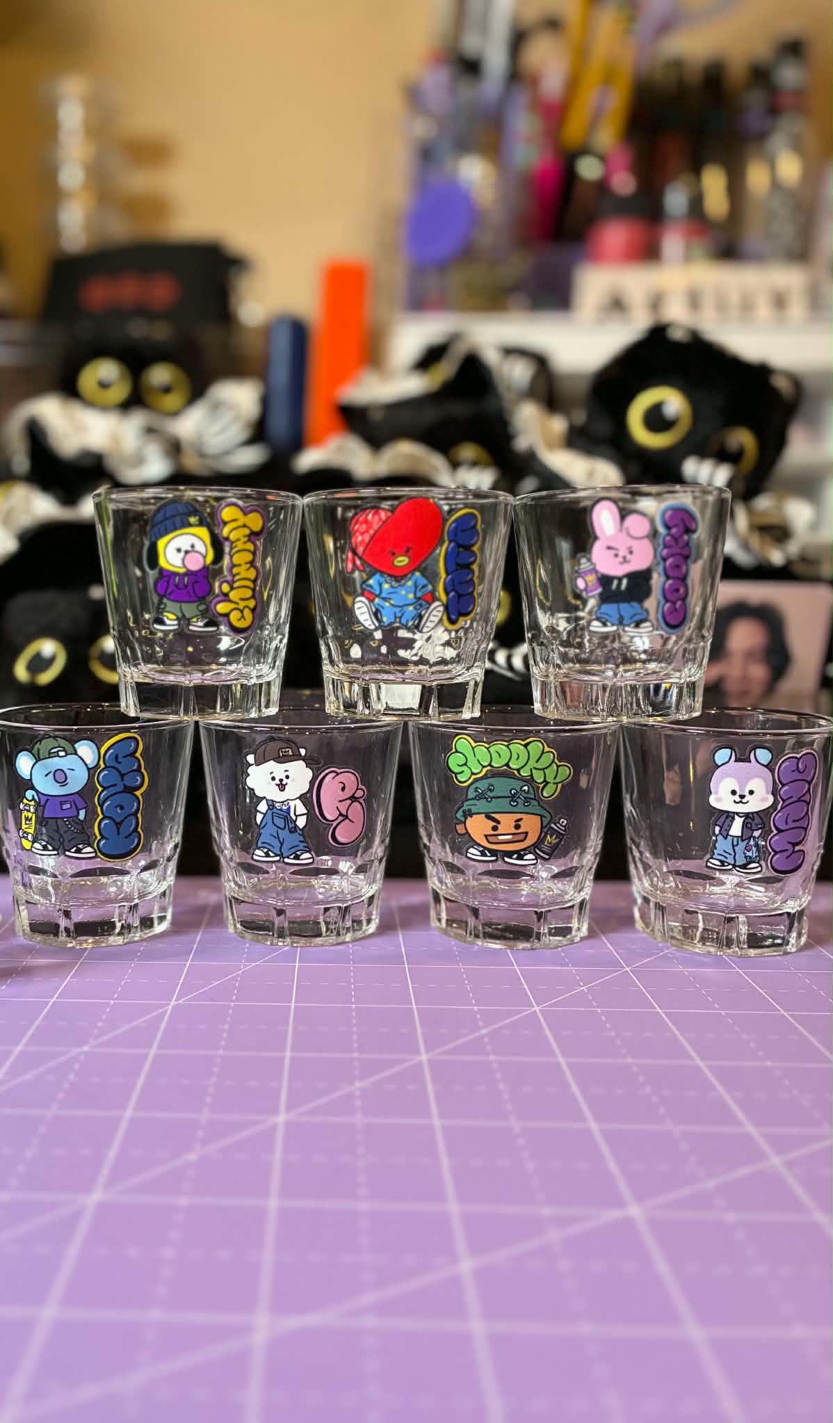 Soju Shot Glass Set of 7 - PREORDERS TO SHIP 11/30