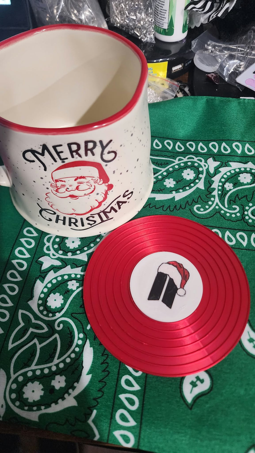 V Inspired Vinyl Coaster - Tap to play - PREORDER TO SHIP 11/30